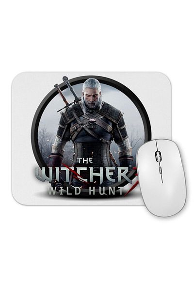 Baskı Dükkanı Подложка за мишка Witcher 3 Geralt Wild Hunt