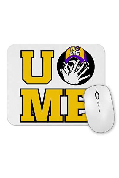 Baskı Dükkanı John Cena You Cant See Me Fuuck Me Mouse Pad
