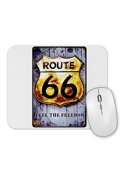 Baskı Dükkanı Подложка за мишка Route 66 Freedom