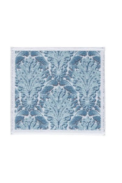 Confetti Ornamental 50X57 Blue Bathroom Rug