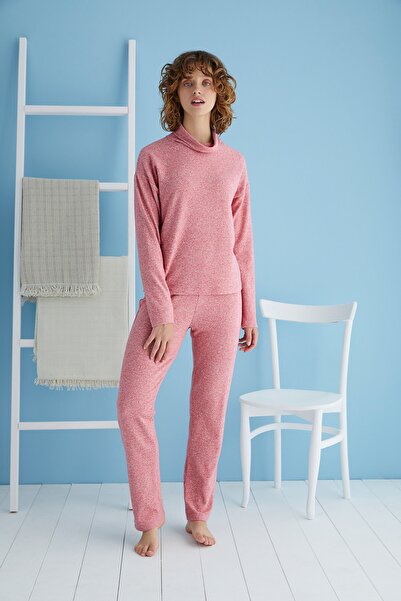 ZEY 30363 Жіночий спортивний костюм з коміром-стійкою