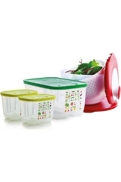Tupperware Greenhouse Salad Set 4 Pieces