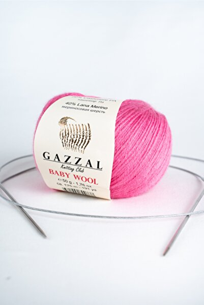 Gazzal Baby Wool Merino Yünlü El Örgü Ipligi, 50 Gr (831)