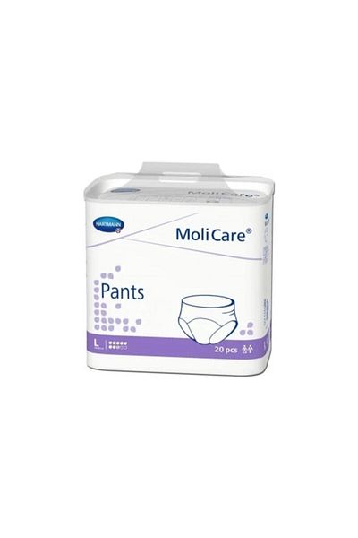 MOLICARE Absorbent Panties 8 Drops Large Size Purple 2 Packs of 20
