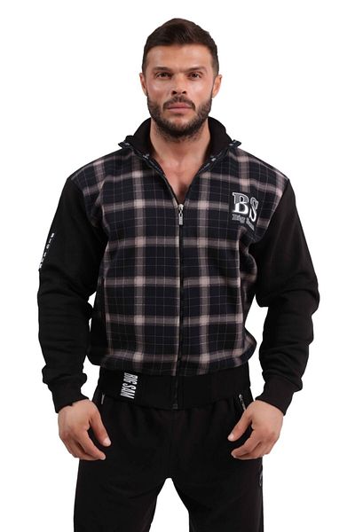 Big Sam Plaid Black Jacket 3585