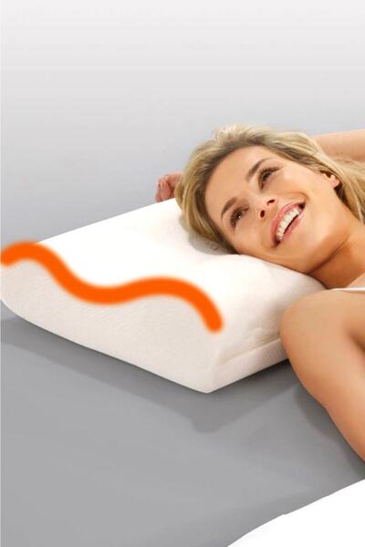 Ankaflex Visco Orthopedic Neck Pillow - Viscose Pillow, Visco Love Pillow