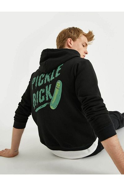 Koton Men's Sweat Black 2kam71016ck
