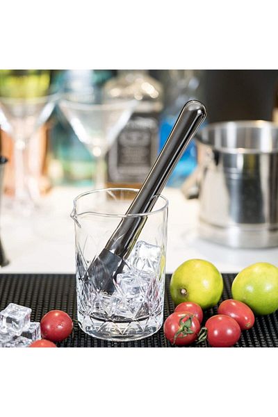 Zicco Stainless Mojito Mallet, Black Headed