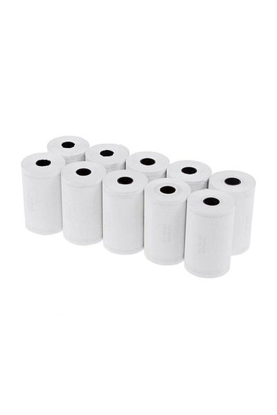 Kasetsan 10 Pieces Thermal Cash Register Mobile Printer - Plug 56x15 Pos Roll