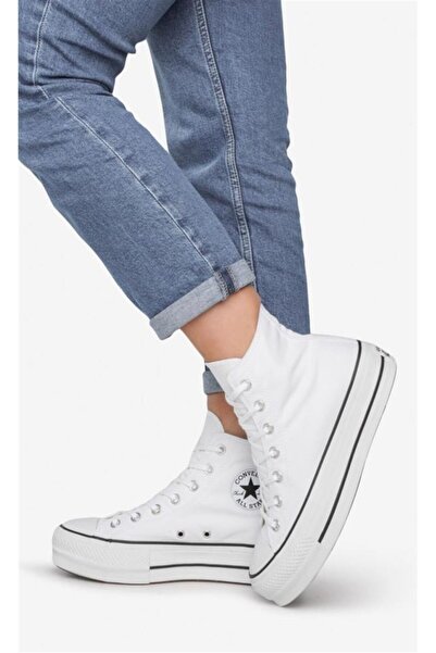 Converse Chuck Taylor All Star Lift Висока підошва Жіночі спортивні кросівки Білі 560846c V2