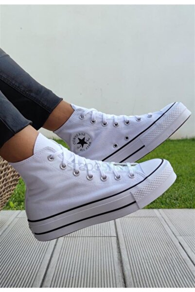 Converse Chuck Taylor All Star Lift Висока підошва Жіночі спортивні кросівки Білі 560846c V2