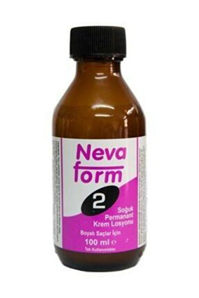 Neva Form 2 Soğuk Permanant Krem Losyonu Normal Saçlar Için 100 Ml Perma Losyonu