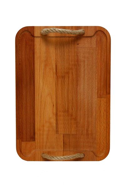 Raven Home Studio Solid Wood Jute String Tray Tray Natural