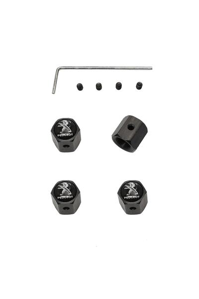 GARDENAUTO غطاء صمام معدني غير قابل للفتح من بيجو 408