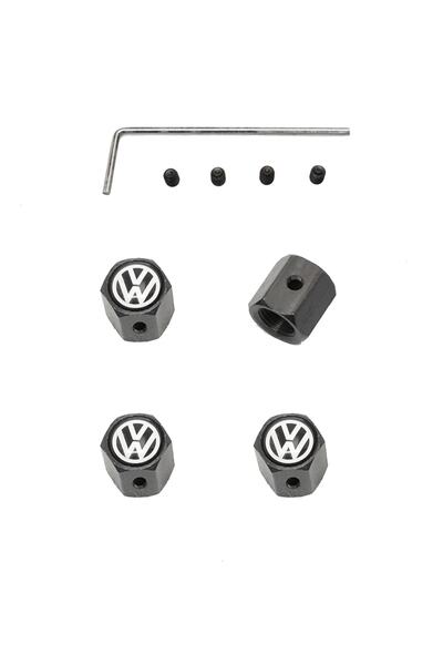 GARDENAUTO غطاء صمام معدني مغلق لسيارة فولكس فاجن جولف 7 (منتج مستورد)