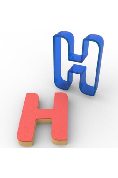 Elit parti قالب بسكويت وبلاستيك من البولي كربونات بحرف H