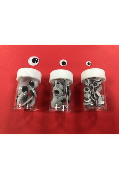 Brons Oynar Göz Seti Siyah Büyük Boy 15 Mm 9 Adet Orta Boy 12ml 26adet Küçük ...