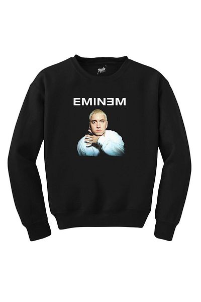 Z zepplin Eminem Cuff Black Sweatshirt