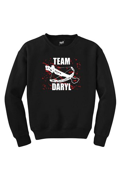 Z zepplin Unisex The Walking Dead Team Daryl Black Sweatshirt