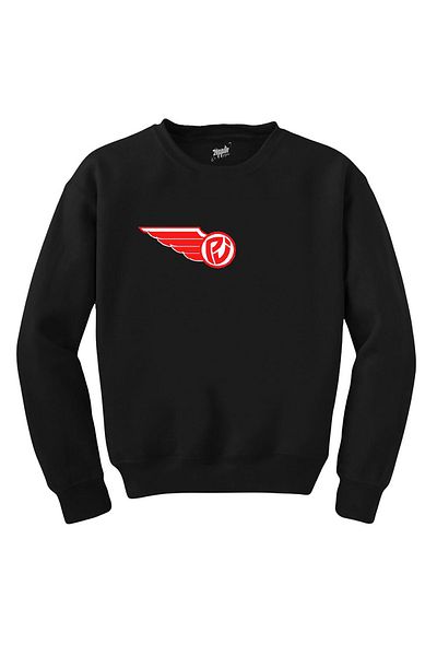Z zepplin Pearl Jam Wing - Black Sweatshirt