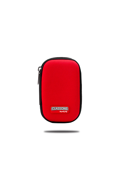 Classone حقيبة القرص الصلب HDD المتوافقة مقاس 2.5 بوصة باللون الأحمر HD2001
