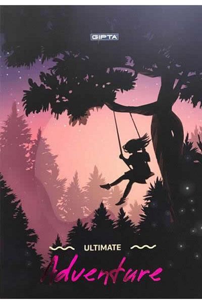 Gıpta Caiet de note A4 Adventure, cu 60 de coli, cu copertă cartonată cu cusătură