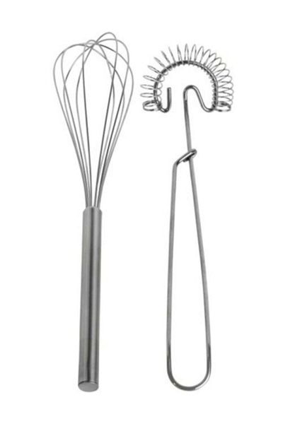 AKCAKESE Set of 2 Metal Whisks