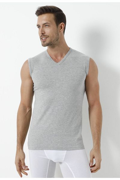 Disa V-Neck 0 Sleeve Men's Undershirt