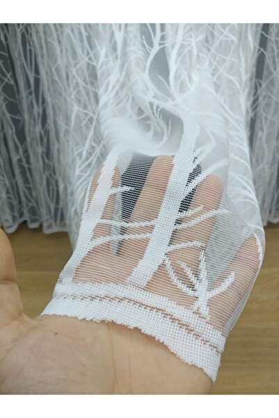 perdealemi Штора з французьким мереживним візерунком «Дерево» 600x260, звичай...