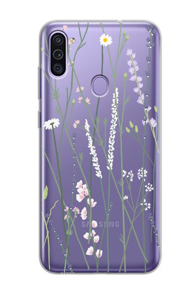 Spoyi Samsung Galaxy A11 Pole Tasarımlı Süper Şeffaf Telefon Kılıfı
