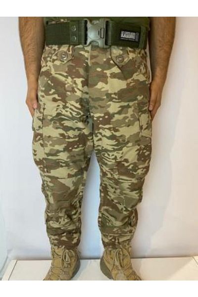 Ö ÖZMERT ASKERİ MALZEME Camouflage Trousers Special Forces Pants with Elastic Hips Part