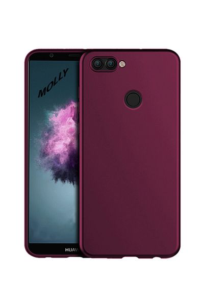 Molly Huawei P Smart 2018 Compatible Plum Matte Silicone Case