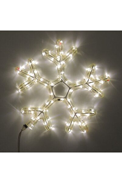 Sunlight Led Işıklı Kar Tanesi Yılbaşı Süsü 220v Gün Işığı 28 Cm