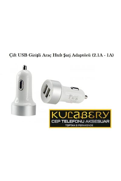 ROHS Araç Çakmaklık Şarj Başlığı Çift Çıkışlı