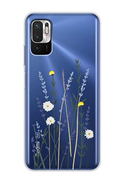 Spoyi Xiaomi Redmi Note 10 5g Soft Lavenders Tasarımlı Süper Şeffaf Telefon K...