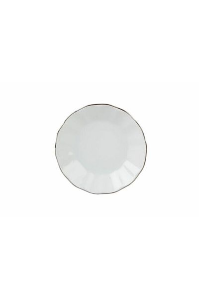 Porland Silver Gilded Tea Plate 12 Pieces