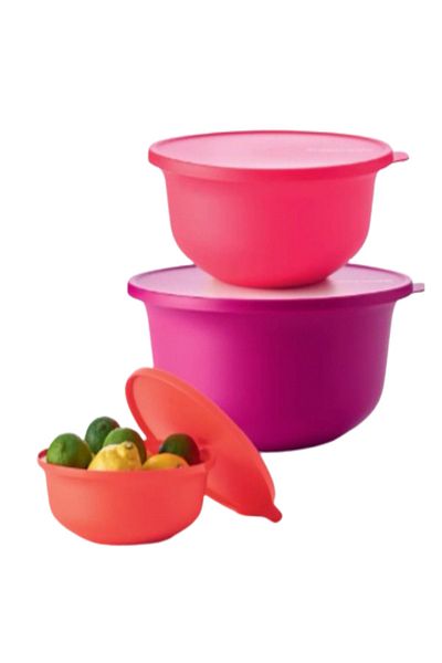 Tupperware Aloha Storage and Service Set 4 Lt...2 Lt...1 Lt