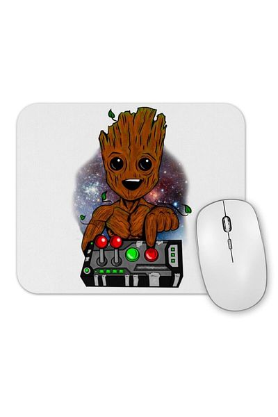 Baskı Dükkanı Подложка за мишка Baby Groot Baby Tree Don't Bush