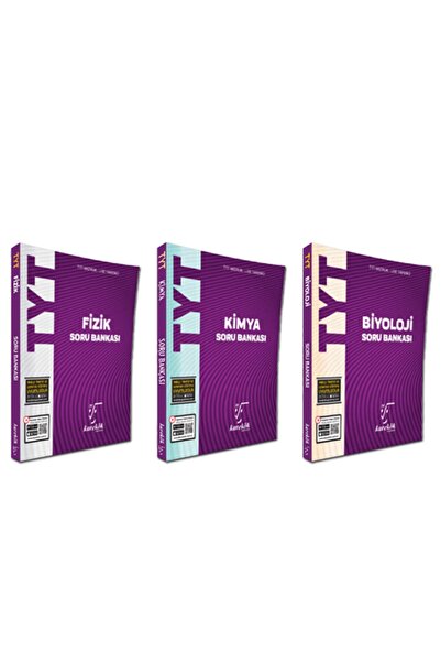 Karekök Yayınları Karekök Tyt Fen Soru Bankası Set Fizik Kimya Biyoloji 3 Kitap