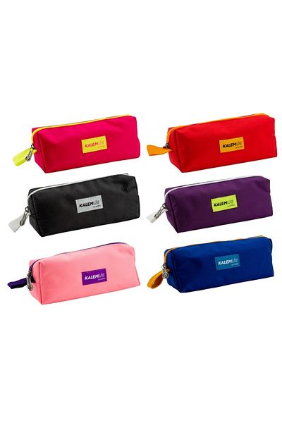 Kalemlig Tim Middle Single Eyed Dark Pink Pen Holder