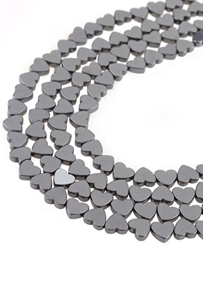 Dünya Doğal Taş سلسلة هيماتيت قلب 6 مم من الحجر الطبيعي - Dz4273