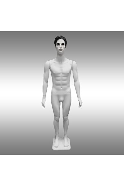 Genel Markalar Plastik Erkek Boy Mankeni Tablalı Makyajlı