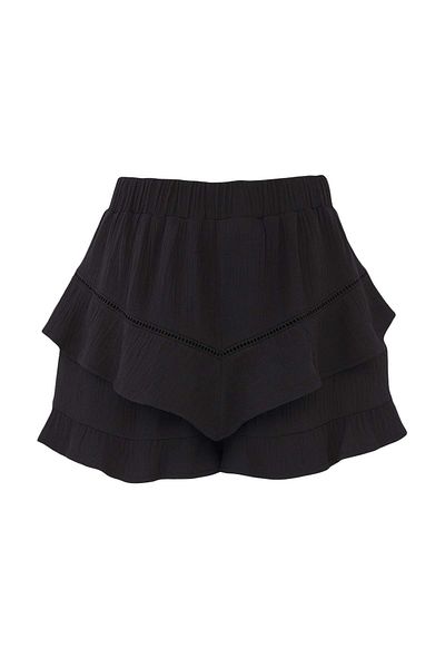 Trendyol Collection Textured Fabric Mini Shorts Skirt Twoss25Sr00223