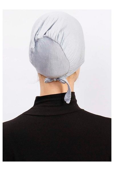MİRSOY SCARF Snap Bonnet - Gray Color