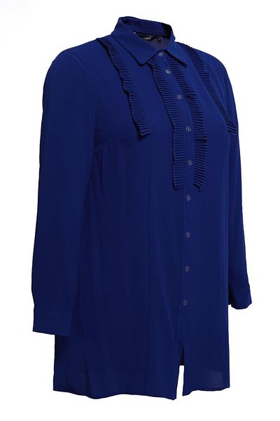 Alvina Plus Size Pleated Detailed Tunic 20401