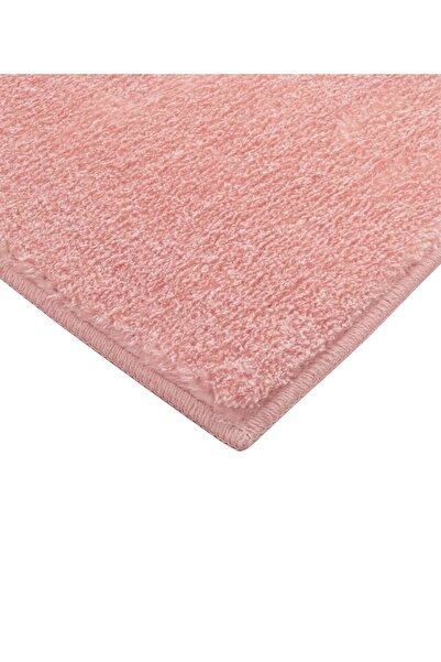 Myevilla Pink Decorative Puffy Plush Soft Washable Non-Slip Based Cutting Carpet Runner