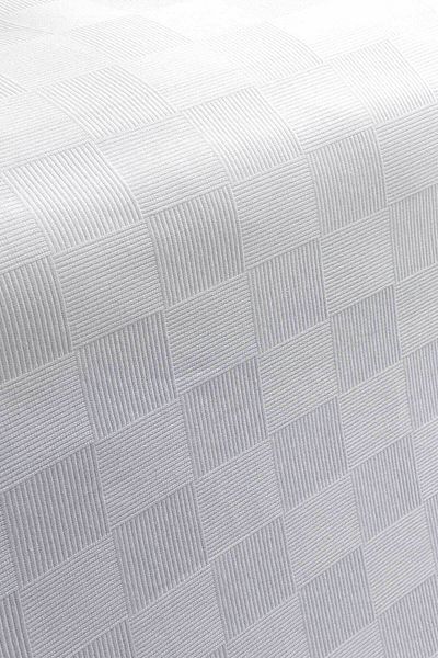Cottonest 100% Cotton Single Square Pattern White Pique Hotel Pique