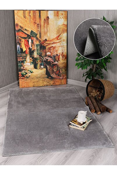 Myevilla My Evilla Modern Dekoratif Puffy Peluş Halı Yolluk