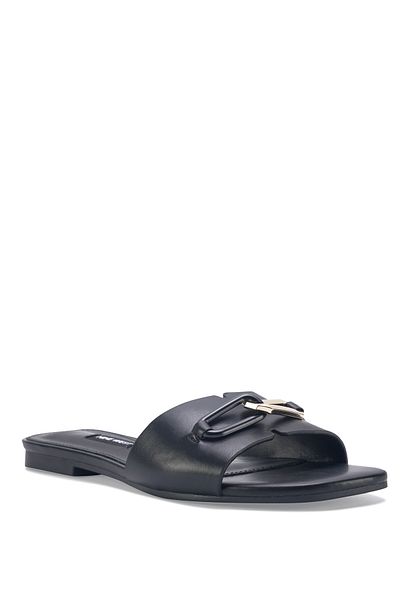 Nine West Iris 3Fx Black Women's Flat Slippers