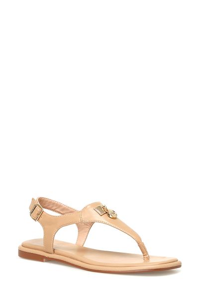 Nine West Wollo 4Fx Nude Women's Flat Sandals